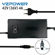 YZPOWER 42V 4A Lithium Li-ion Battery Charger For 36V 4AH  5AH 8AH 10AH 20AH Lipo Bike Power Tool Scooter Battery Pack