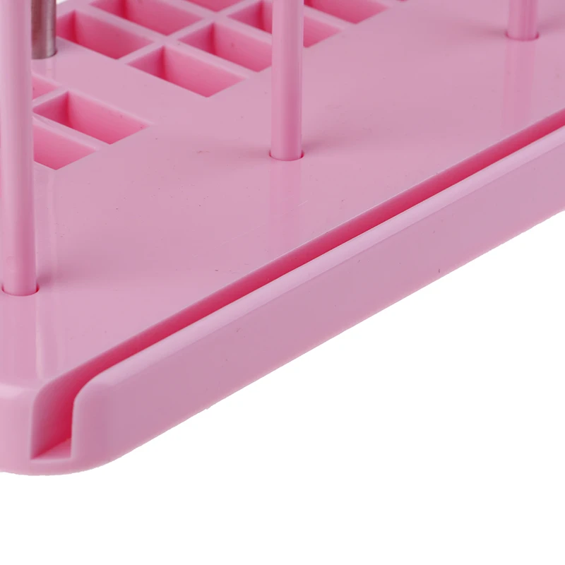 3 Spool Stand Holder Multifunction Embroidery Thread Quilting Rack Sew Home Sewing Machine Wire Frame Pink/White | Дом и сад