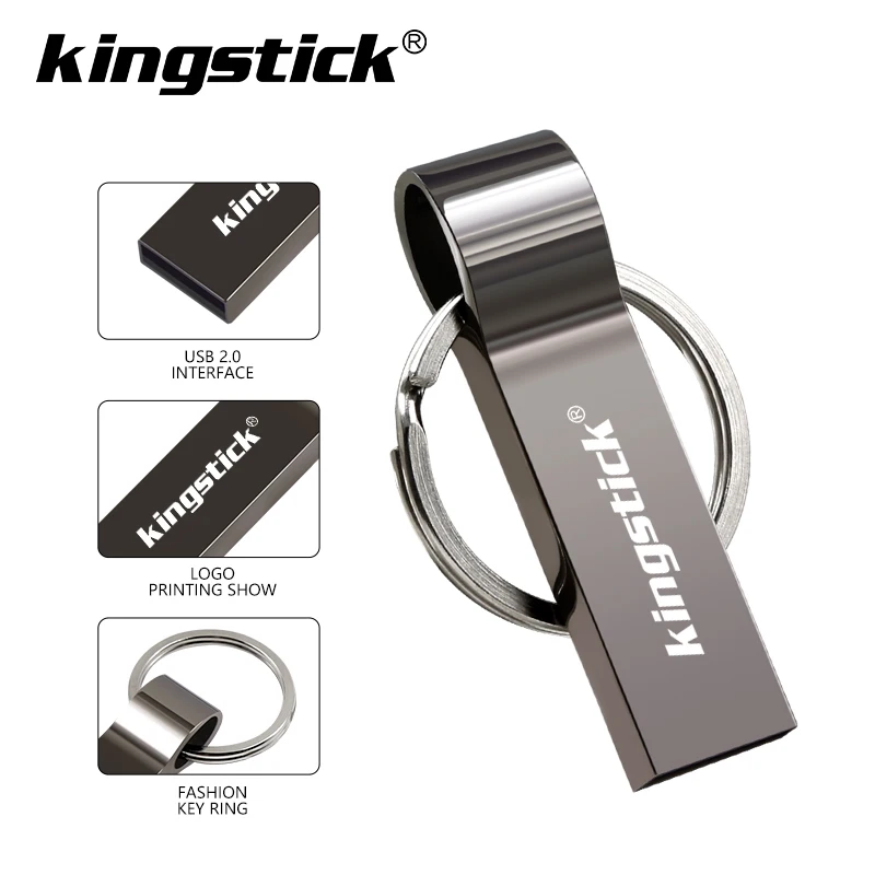 Водонепроницаемый металлический usb флэш-накопитель 8 ГБ 16 ГБ 32 ГБ 64 ГБ флеш-накопитель 128 ГБ фактическая емкость флешки ключ usb-накопитель+ keycahin