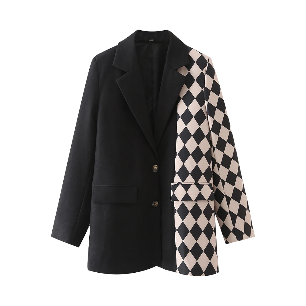 

Женское осеннее пальто, новинка 2021, модный Женский блейзер с длинным рукавом, повседневные блейзеры на пуговицах и костюмы, Женская куртка