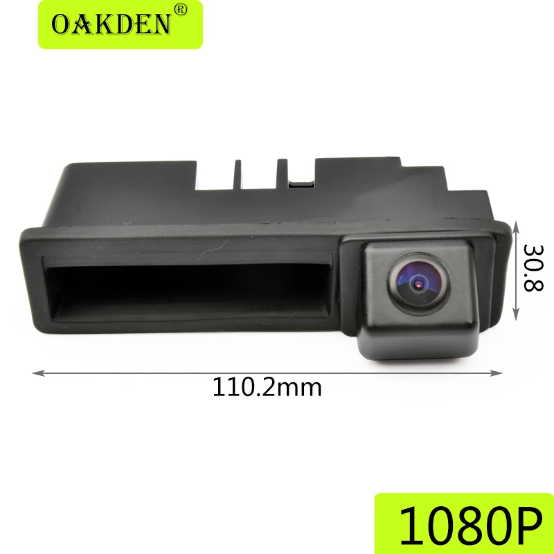 170° 1920x1080P HD AHD Car Rear View Camera Trunk Handle  For Audi A3 S3 RS3 8P 2003~2013 A4 S4 RS4 B6 B7 2003~2008