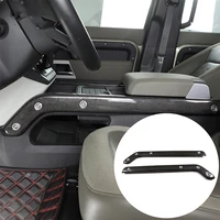 for land rover defender 90 110 2020 2022 interior details real carbon fiber central control side trim accessories replacement