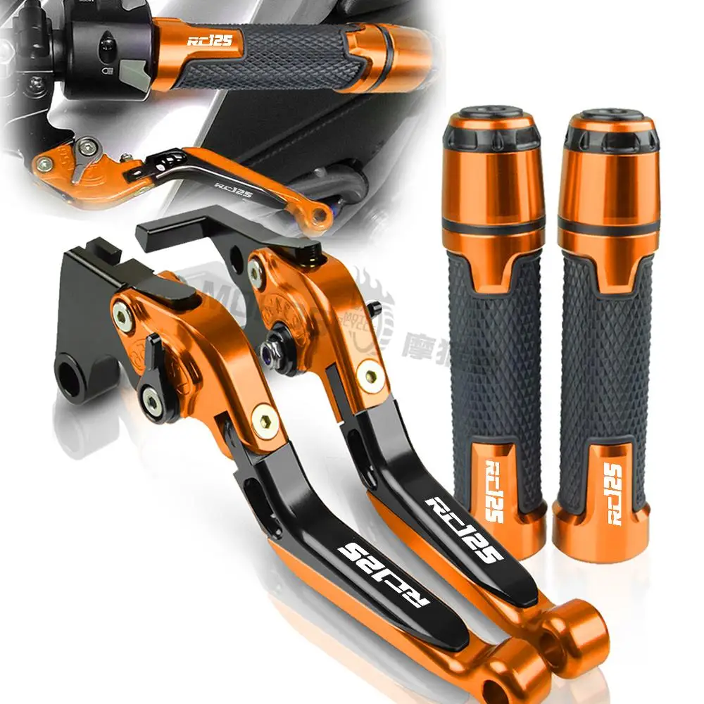 

Motorcycle Accessories Adjustable Extendable Brake Clutch Levers and Handlebar For RC 125 RC125 2011-2017 2016 2015 2014 2013 12