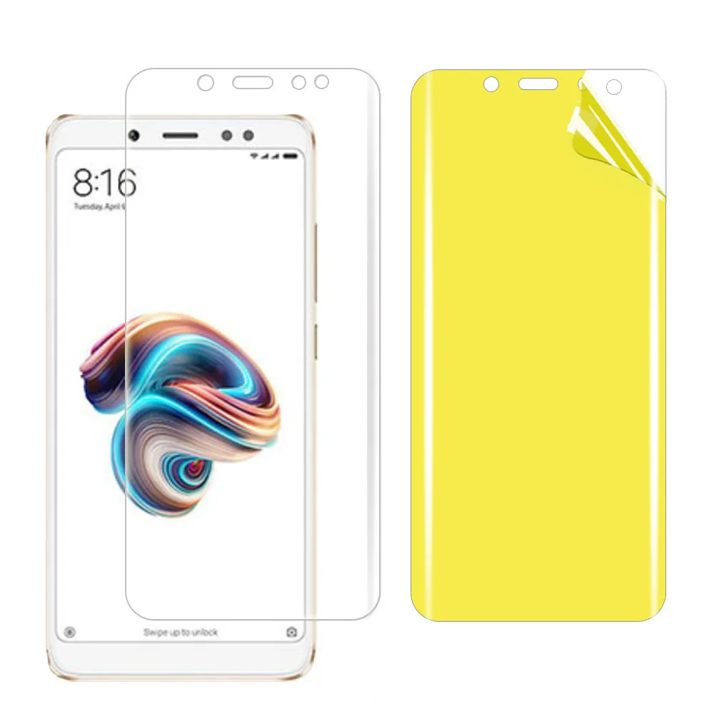 Полностью мягкая защитная пленка для Xiaomi Redmi Note 5 5A 4 4X 6 7 8 Pro Защита экрана 8A