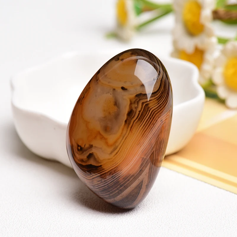 

Natural Agate Original Stone Polished Rock Mineral Reiki StoneTreatment Home Decoration Multi-Color Mineral Collection Gifts
