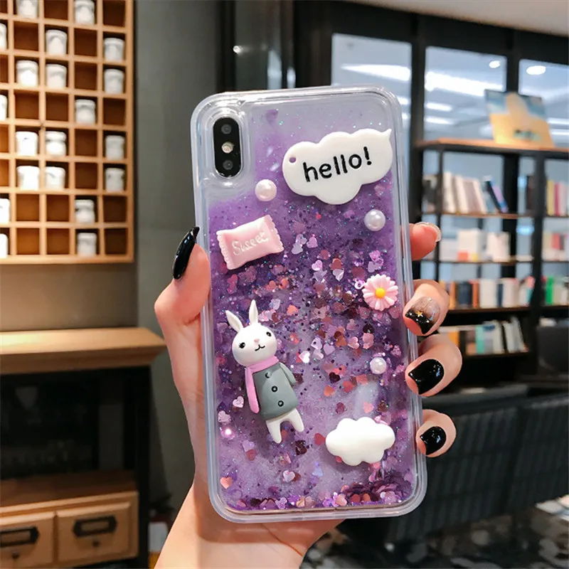 Чехол для Huawei Mate 20 P30 Note 10 Lite Honor 9 8 6C V20 8X Max 8C Pro Nova 4E Y9 2018 Y7 Prime 2017 милый кролик