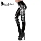 Леггинсы женские ты мой секрет Ouija, черные штаны с изображением сатаны, дьявола, бафометра, темные, готические, для фитнеса, тренировочные леггинсы