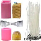 Формы для свечей, 3D пчелиный сотовый улей, силиконовая форма для домашнего пчелиного воска, мыла, мелок, воск, поставка свечей