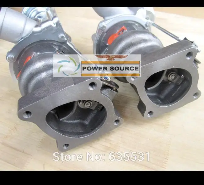 Двойной Турбокомпрессор для AUDI RS4 Quattro ASJ AZR 2.7L 380HP 53049880025 + 53049880026 K04 025 026 53049700025