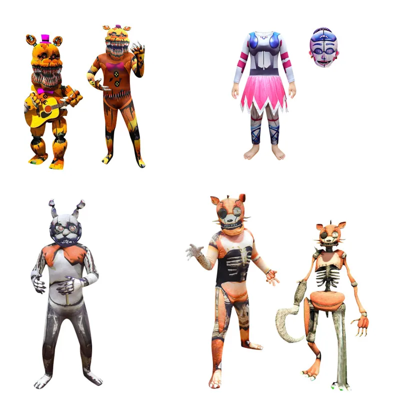 Костюм для косплевечерние пять ночей мальчиков и девочек