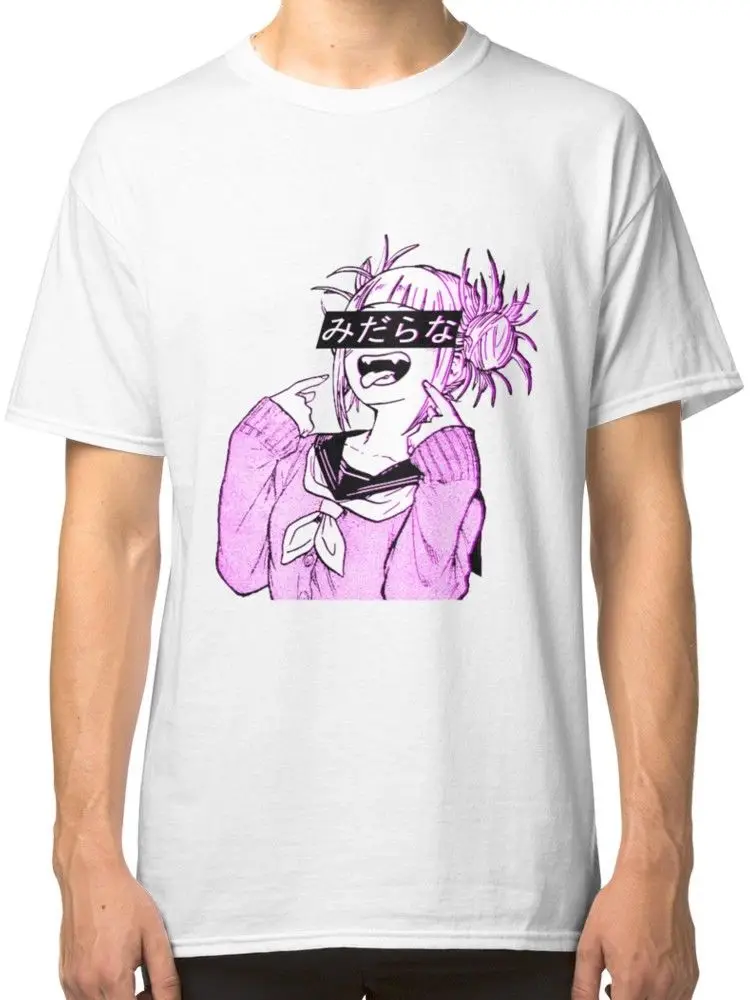 

(Pink) - Sad Japanese Anime Aesthetic Men'S Clothing 2020 Summer T Shirt Men O-Neck Tee Shirt 3D Print Tee