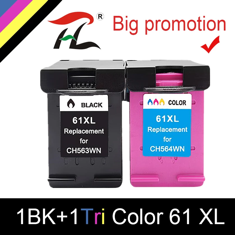HTL 61XL картридж замены для hp 61xl чернильный 61 Deskjet 1000 1050 1055 2050 2512 2540 3050 Envy 5530 4500 |