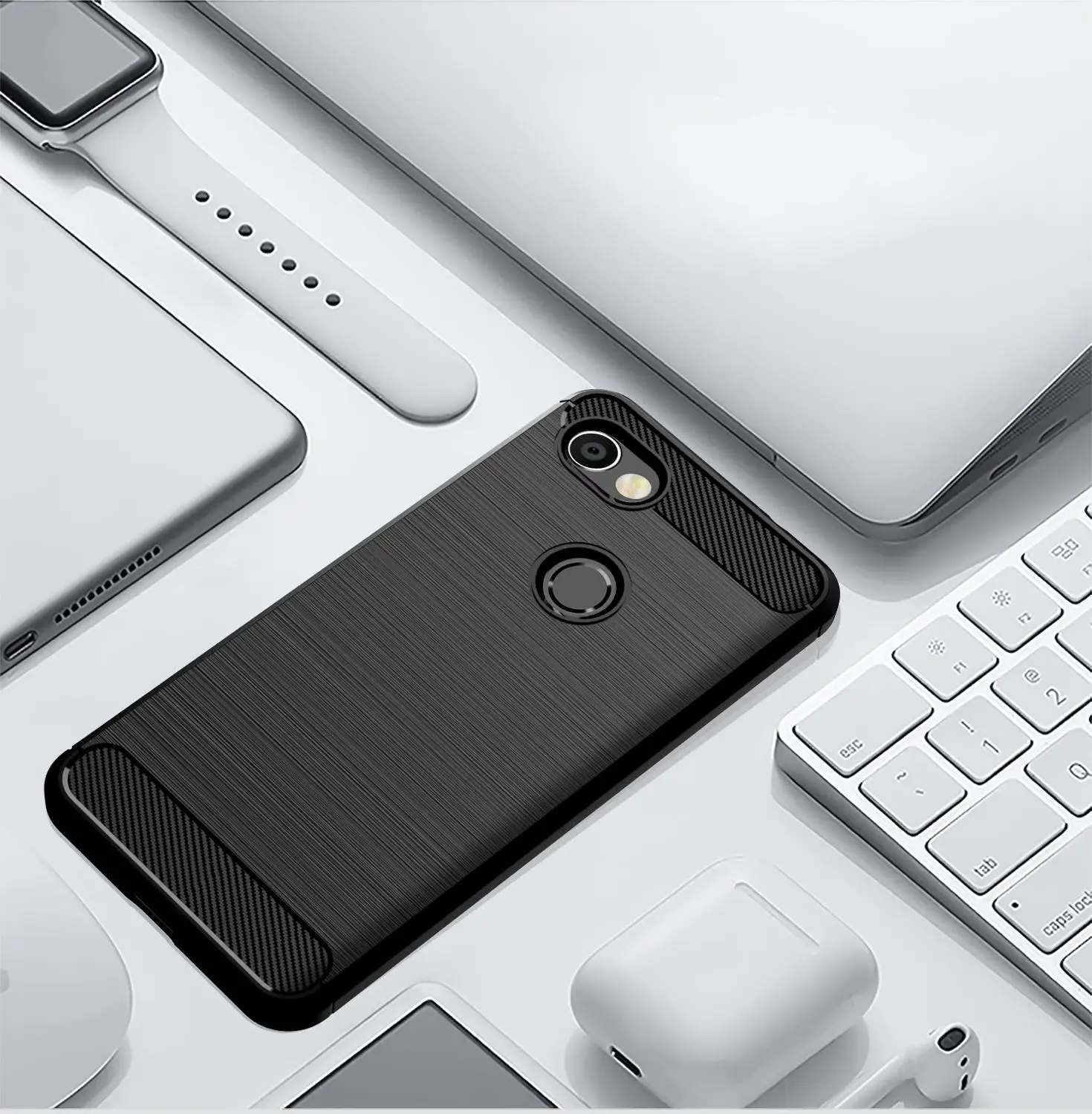 Чехол SRHE для Google Pixel 3A XL Силиконовый прочный из мягкого волокна Pixel3A |