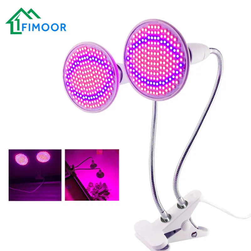 E27 LED Гроу Лайт 18 Вт Таймер Фитолампа Для Растений Полный Спектр Коробка USB 9 Регулируемая Индоррастение Рассады Led