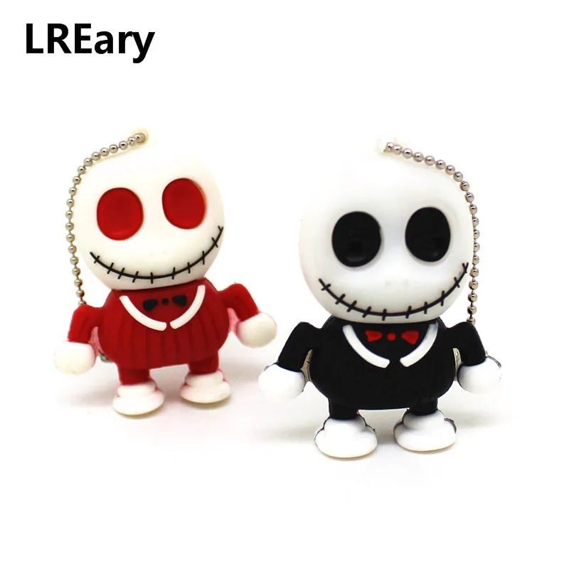 Милый USB флэш накопитель Мультяшные большие глаза Скелет Человек 4 ГБ 8 16 32 карты