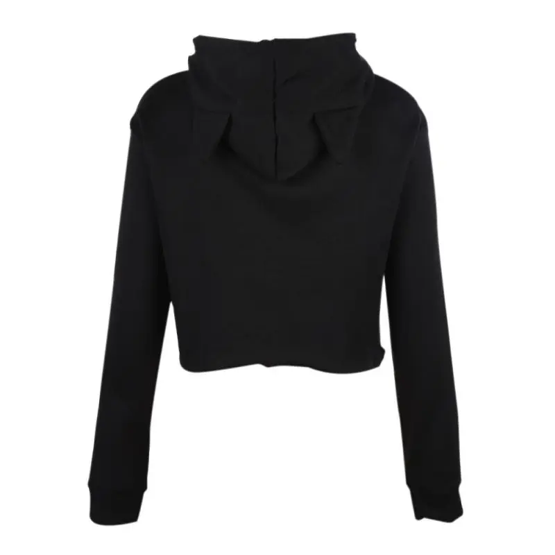 2019 Милая кошка шляпа Толстовка любовь Кошка с капюшоном одежда женский