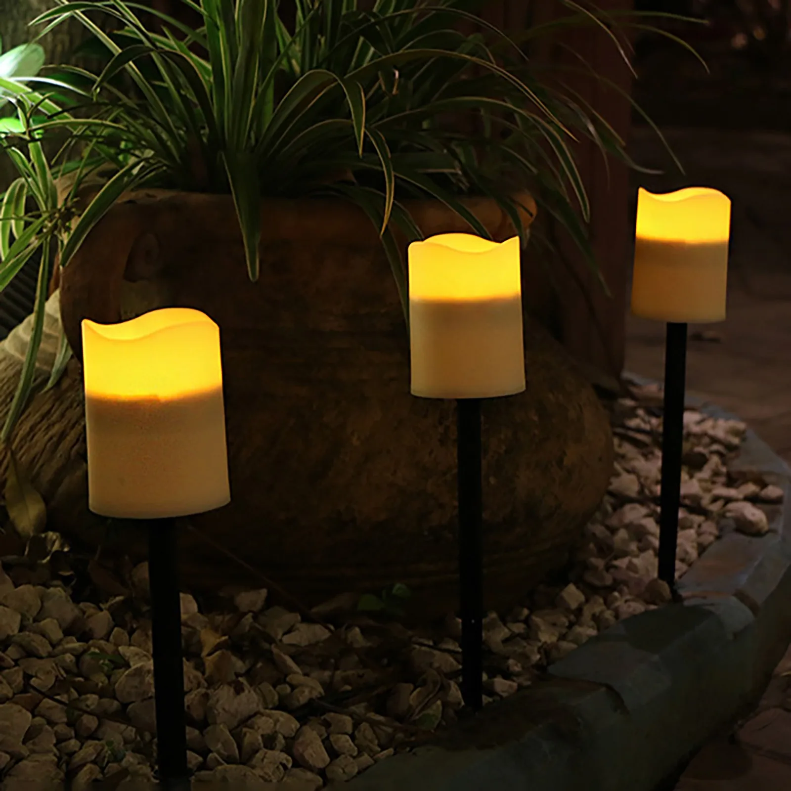 

Solar Branch Lamp LED Double-layer Lotus Branch Lights Candles Outdoor Stakes Garden Decoration Lawn Lamp tuin decoratie, jardin