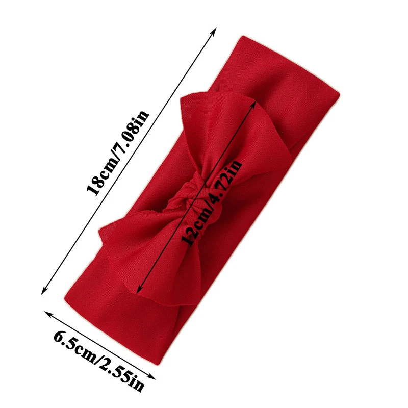 

Baby Headband Girls Cotton Soft Headwrap For Newborn Solid Color Turban Infant Soft Bandage Children Hair Bows Accessories