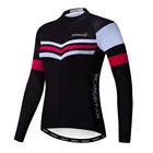 Женская велосипедная кофта с длинным рукавом, черная Осенняя кофта для езды на велосипеде, 2019