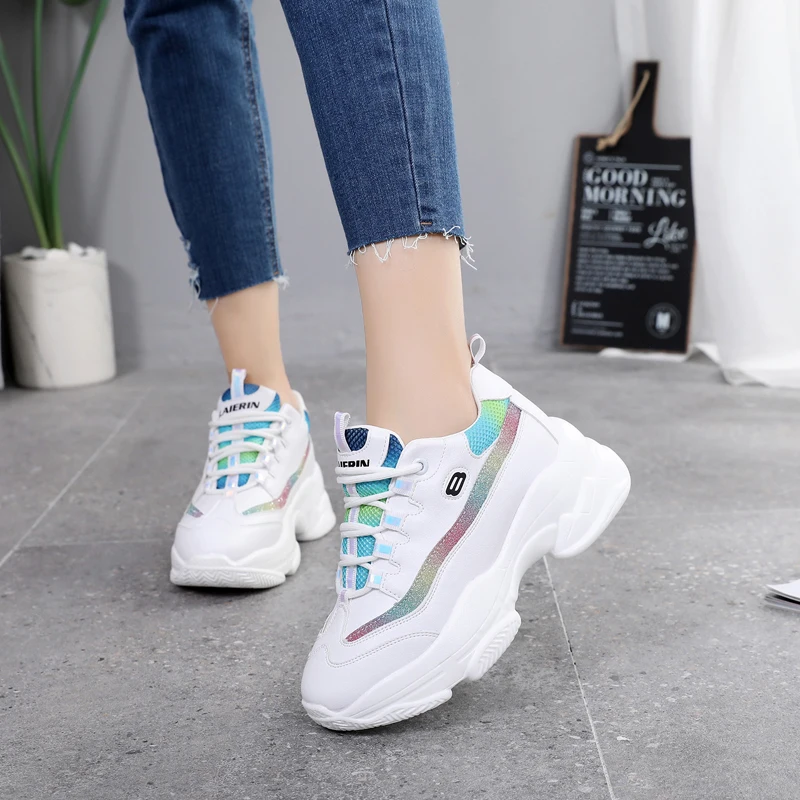 2019 новые дизайнерские градиентные разноцветные Модные дышащие женские