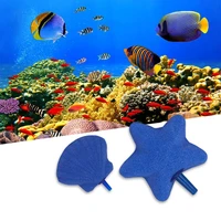 air stone bubble for aquarium accessories fish tank increase oxygen decorative waterscape 4 size bule color small big seastar