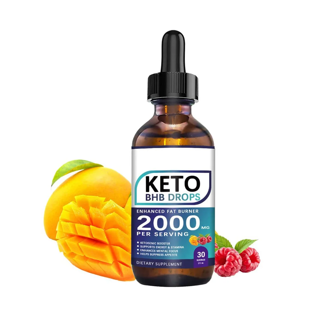 60ML Weight Loss Ketogenic Supplement Keto Drops Fat Burner Formula To Boost Metabolism Keto Diet Drops For Men And Women