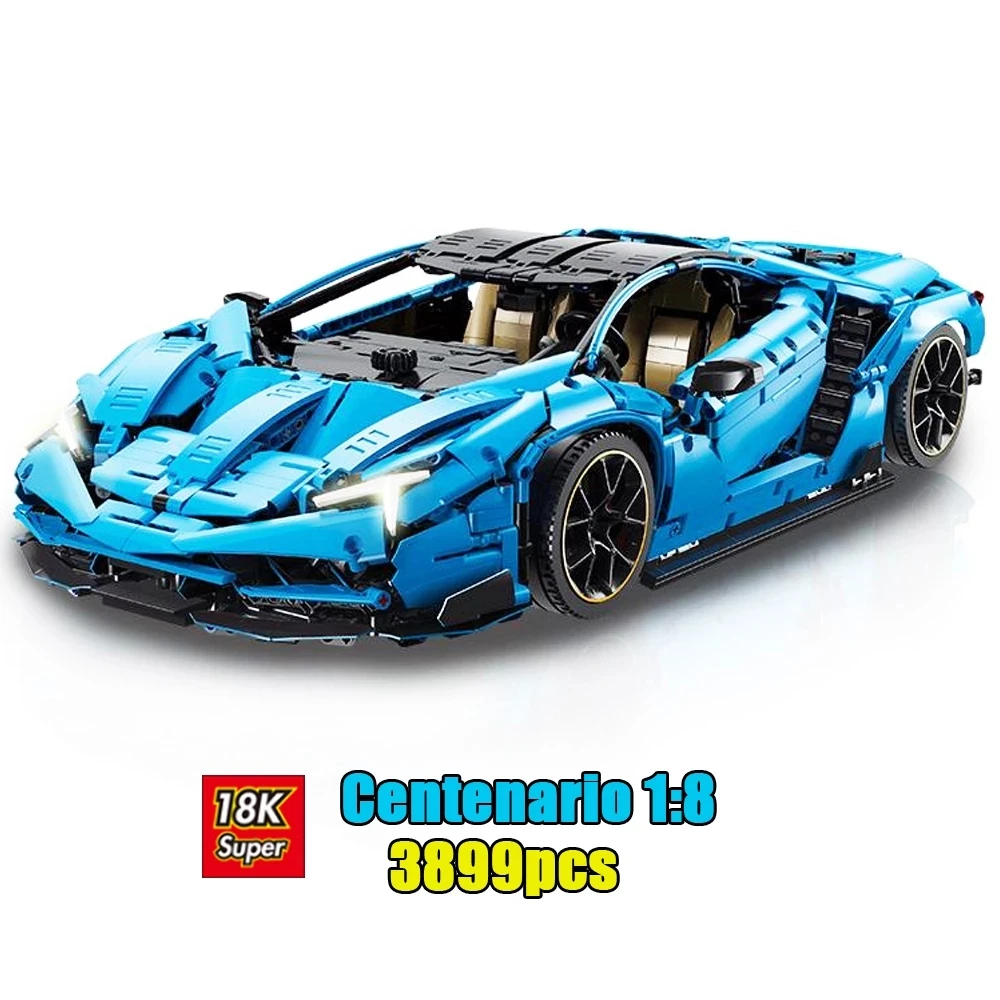 

IN STOCK K98 Lamborghinis CENTENARIO 1:8 Hypercar Super Racing Car Model 42115 C61041 Building Blocks Bricks Toys Gift