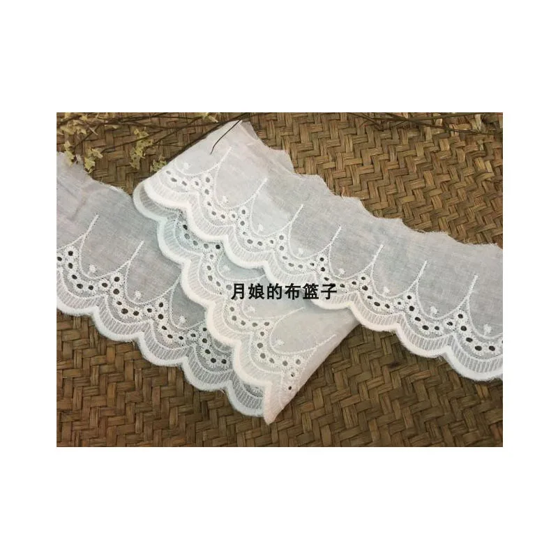 7 см белое хлопковое кружево | Дом и сад