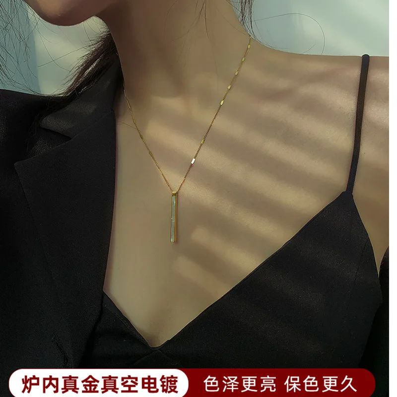 Цепочка с подвеской из титановой стали высокого качества для женщин | Украшения и