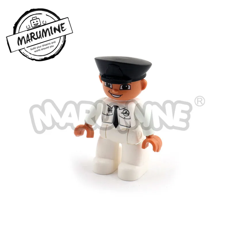 1 pcs MARUMINE Duplo блочные фигурки 13 видов карьера аксессуары большие кирпичи части Дети Развивающие игрушки DIY для игр - Цвет: 1 pcs