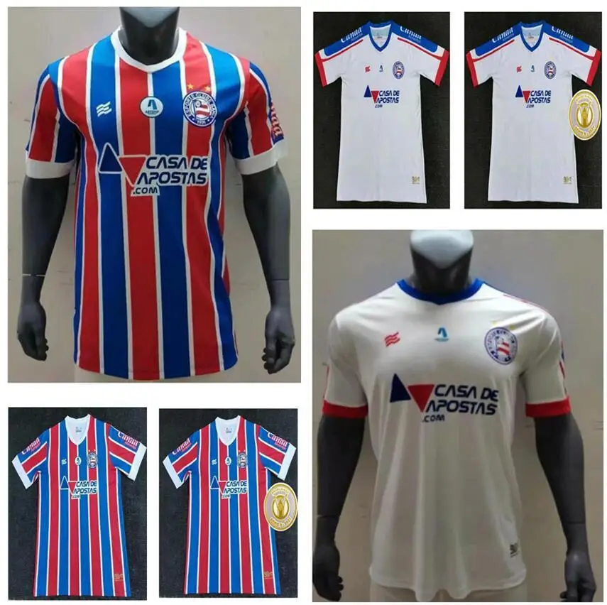 

2021 2022 Esporte Clube Bahia soccer jersey home football shirts CLAYSON RODRIGUINHO uniform JADSON DANIEL camisa 21 22