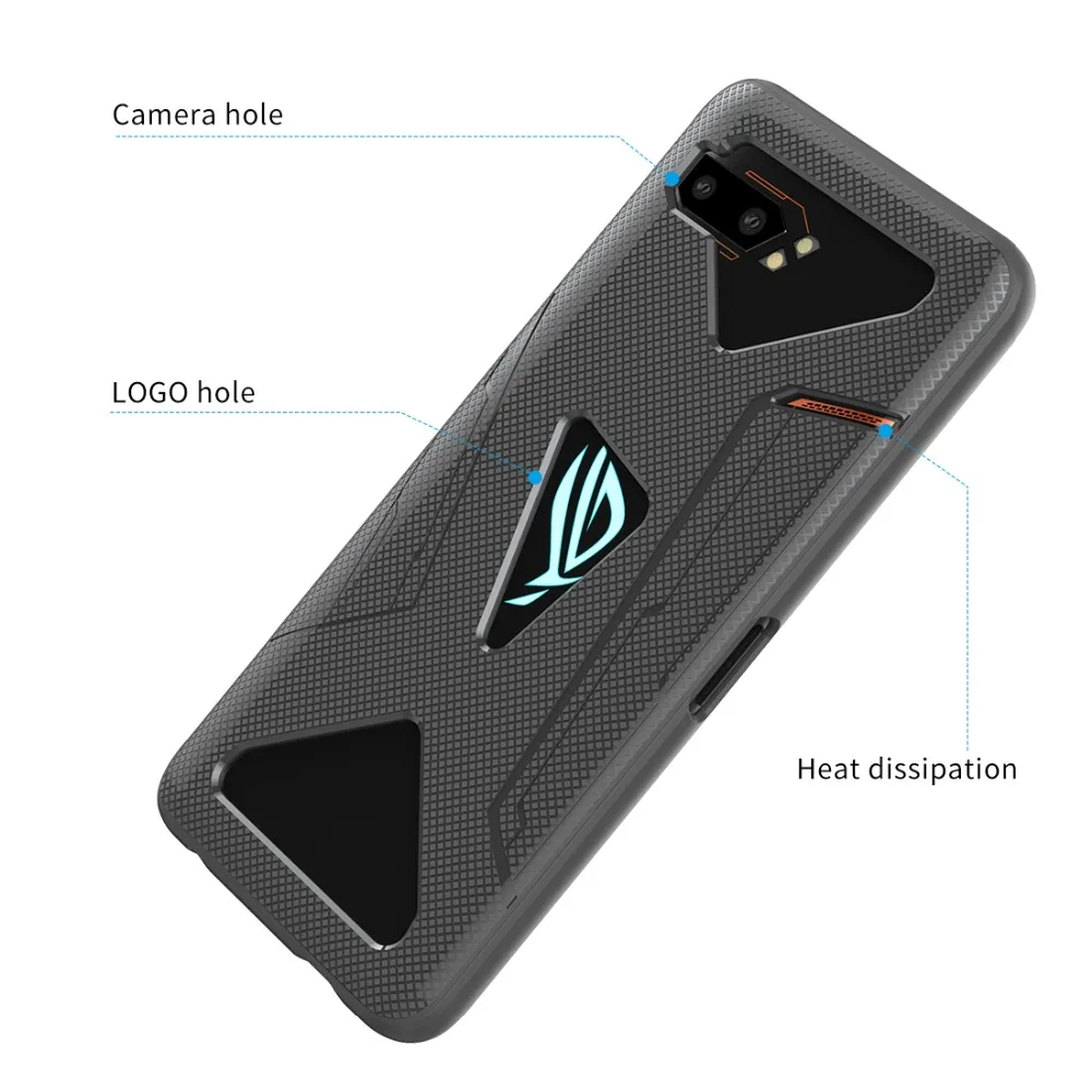 Для Asus ROG Phone II чехол матовый Мягкий силиконовый чехол для телефона Asus ROG Phone 2 Phone2 чехол