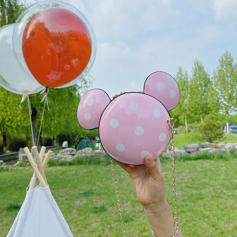 Новый милый рюкзак Disney для девочек школьный с мультяшным Микки Маусом модный