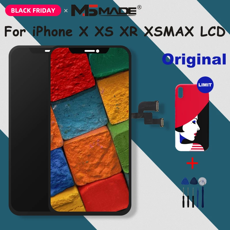 Дисплей для iPhone X XS XR XS MAX ЖК-дисплей сенсорный экран дигитайзер Запасные части для iPhone X XS MAX ЖК