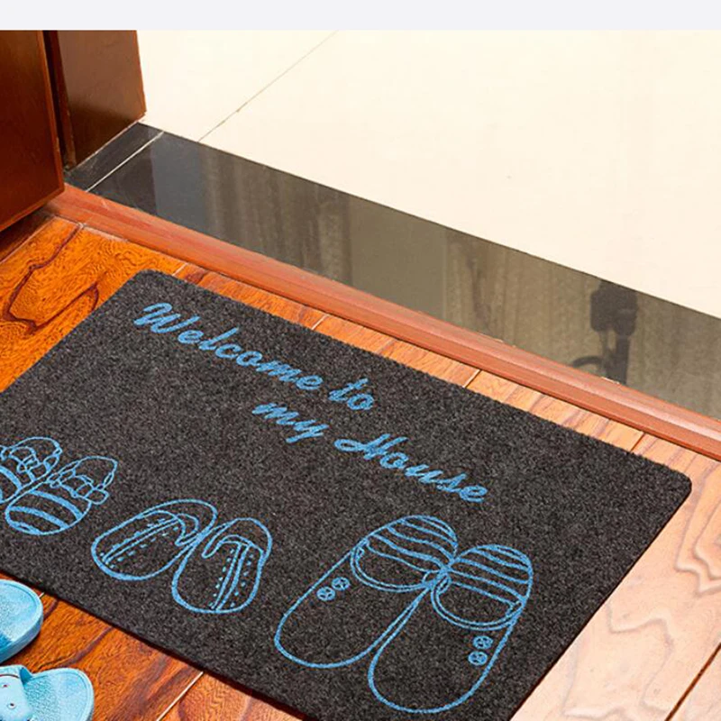 Приветственный напольный коврик входная дверь печатных дверной ковер с