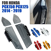 motorcycle footrest foot pad for honda pcx150 pcx125 pcx 150 125 2014 2019 front rear pedal footboard plate footpad step cover