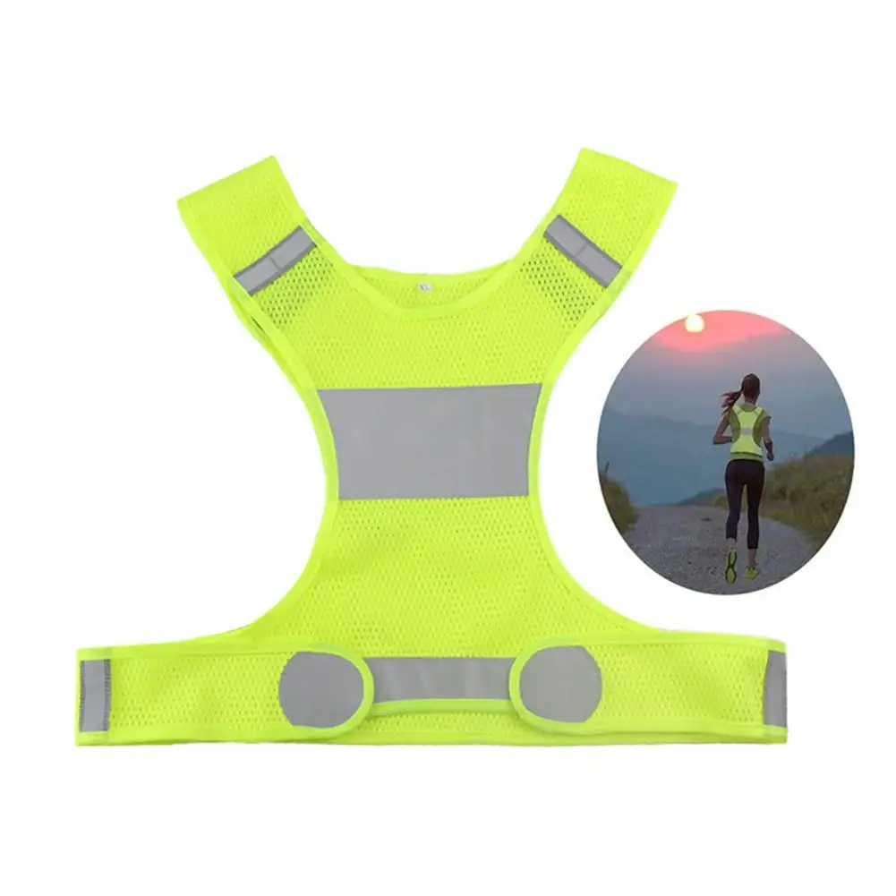 Регулируемый светоотражающий жилет безопасности с высокой видимостью