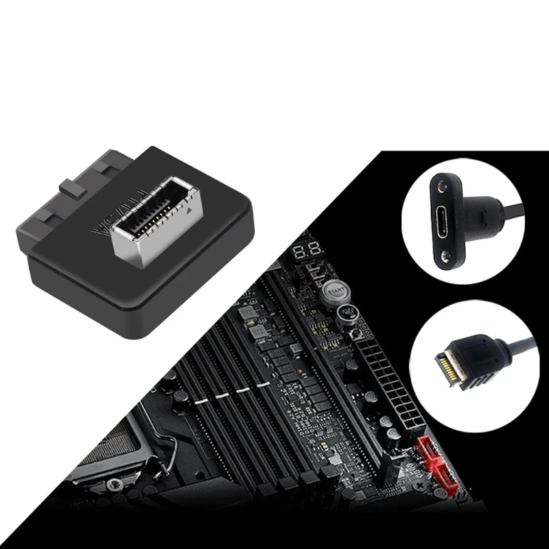 Новинка 2022 прочный Переходник USB 3 0 19P/20P в Type E для материнской платы компьютера |