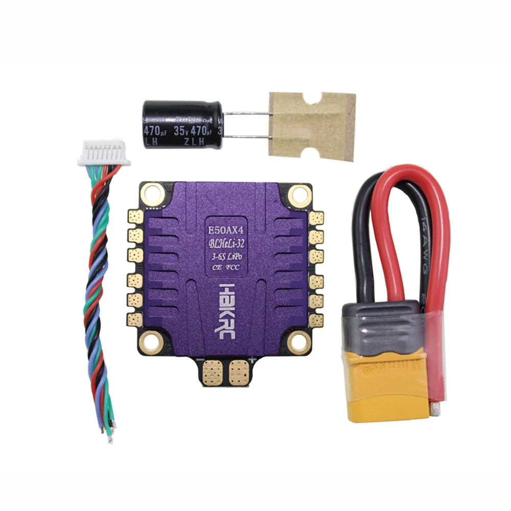 Новый 32 битный 50A 4 в 1 3 6S ESC поддержка Oneshot Dshot150 600 1200 Multishot PWM для QAV200 250 280 FPV