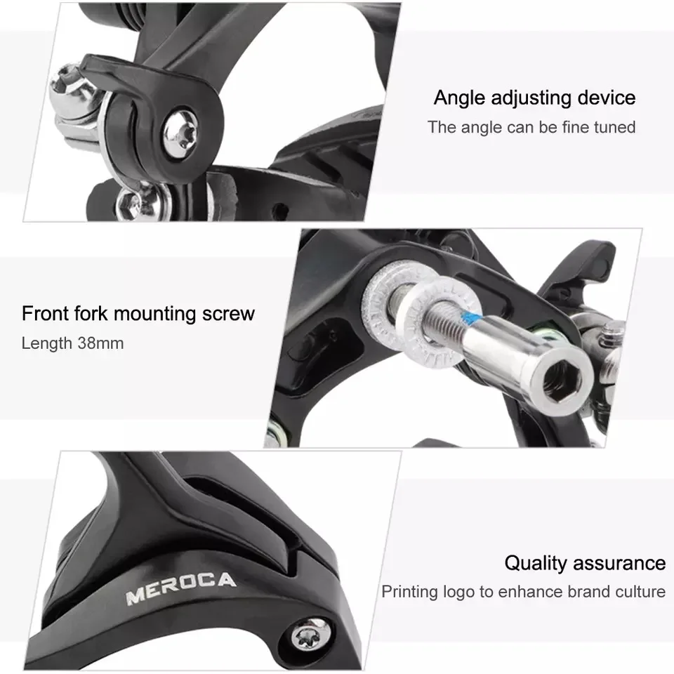 Суппорт тормоза для дорожного велосипеда MEROCA двойной поворот из алюминиевого