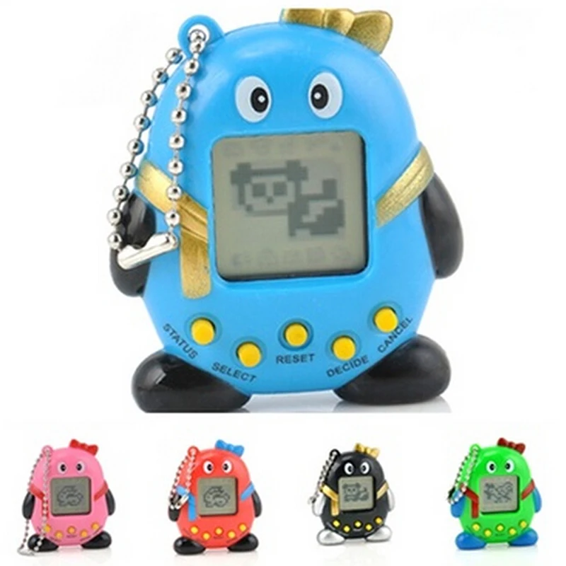 

Random Color Creative Penguin 90S Nostalgic Tamagotchi Electronic Pets 168 Pets in One Virtual Cyber Pet Toy Funny Kid Gifts