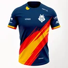 2021 летняя новая футболка с принтом G2 сборная Испании G2 Национальная сборная G2 футболка для поддержки электронных видов спорта Лига Легенд одежда для спортивной команды