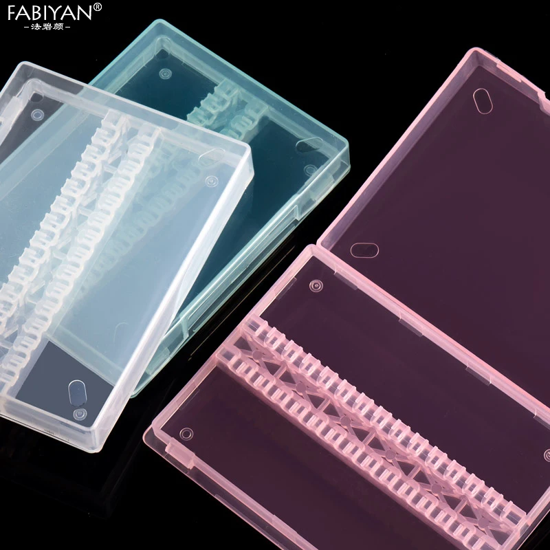 Пустая коробка для хранения с 14 ящиками акриловый держатель ногтей подставка