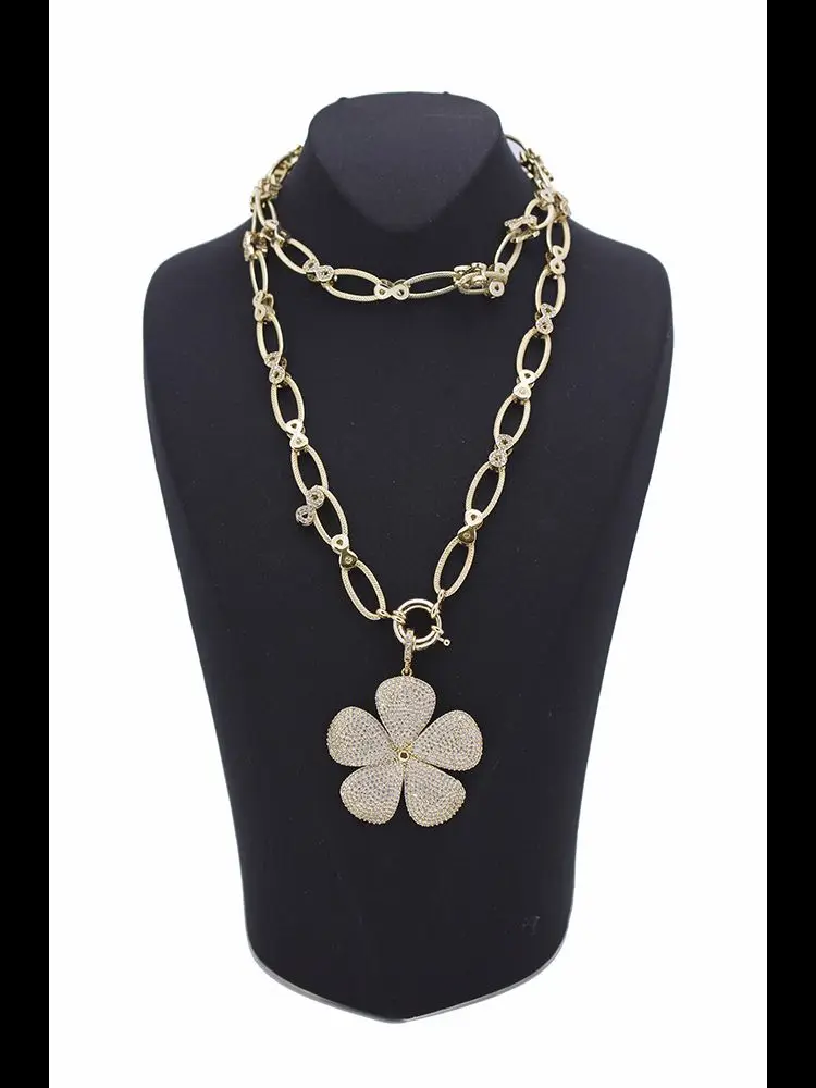 

Fratelli Vintage Ethnic Style Sweater Handmade Chain Jewelry Personality Girl Women's Accessories Pendant Necklace