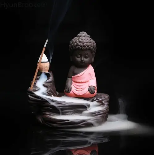 Бутиковый домашний декор Zen Monk Buddha керамическая курильница Yixing ароматический