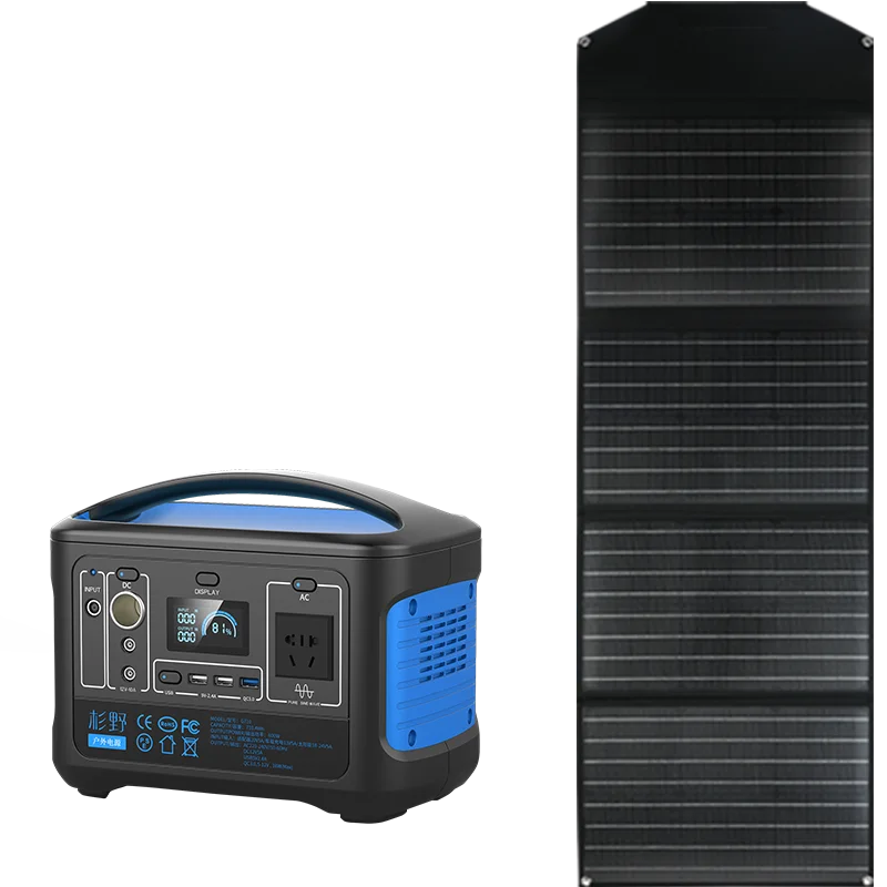 

Sugineo Portable Power Station 600W with Solar Panel 100W