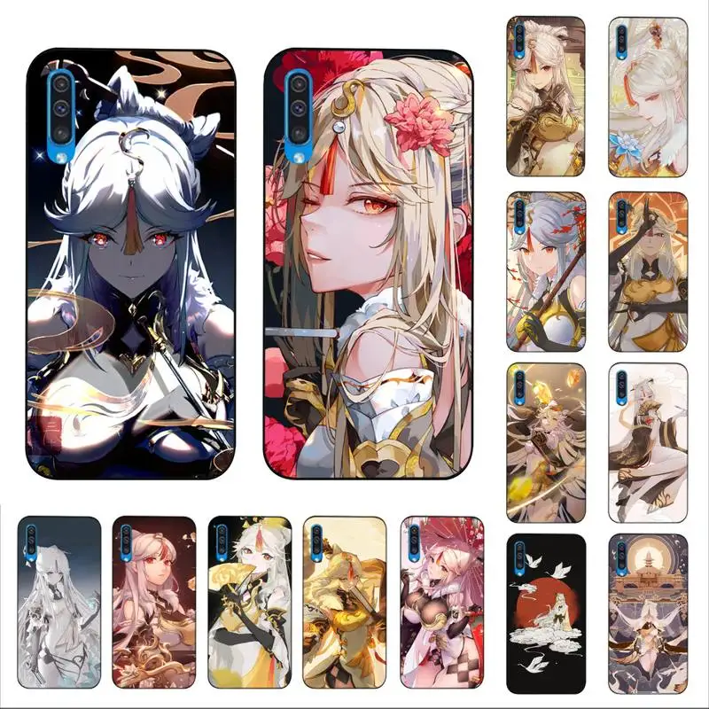 

Yinuoda Genshin Impact NingGuang Phone Case for Samsung A51 01 50 71 21S 70 10 31 40 30 20E 11 A7 2018