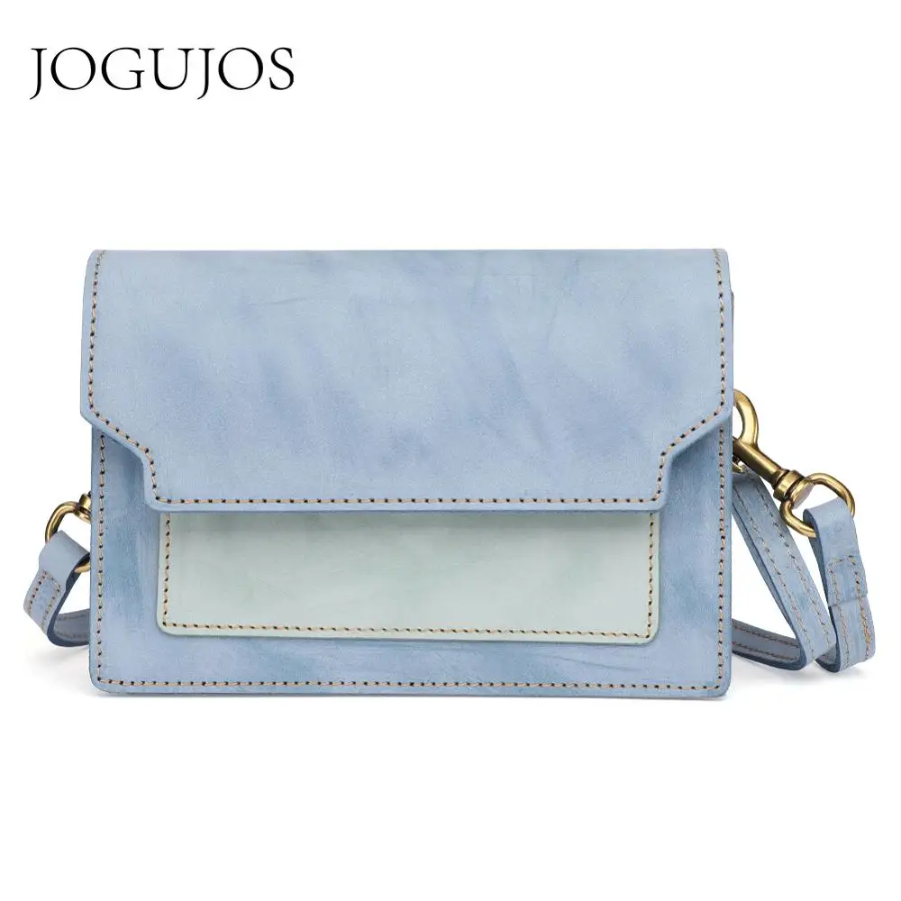 

Сумка женская из натуральной кожи, с клапаном, квадратная