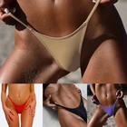 Оптовая продажа, женское бразильское сексуальное бикини, одежда для плавания, стринги с вырезами в виде сердечек, пляжная одежда, купальник с Т-образным вырезом, Пляжные штаны