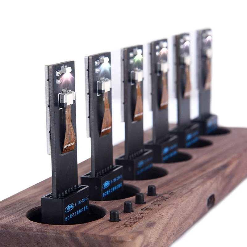 Цифровые часы IPS Nixie Tube электронный календарь 6-значный ЖК-дисплей с отображением